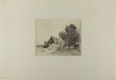 The Nurse, from Cahier de six eaux-fortes, vues de Hollande, 1862, Johan Barthold Jongkind, Dutch,