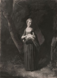 Miss Cunningham Holding Her King Charles Spaniel, 1770, Robert Healy, Irish, 1743-1771, Ireland,
