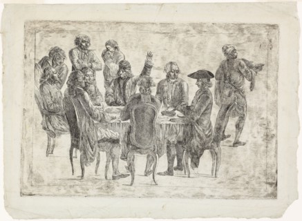 Le Déjeuner de Voltaire à Ferney or Le Souper des Philosophes, c. 1773–75, Unknown Artist, after