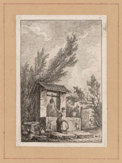 Plate Seven from Evenings in Rome, 1763/64, Hubert Robert, French, 1733–1808, France, Etching in