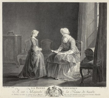 The Good Education, 1749, Jacques Philippe Le Bas (French, 1707-1783), after Jean Baptiste Siméon