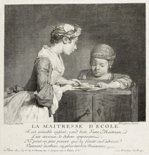 School Mistress, c. 1740, François Bernard Lépicié (French, 1698-1755), after Jean Baptiste Siméon