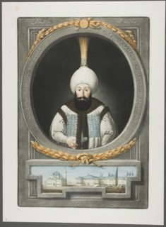 Abdul Hamid Khan, from Portraits of the Emperors of Turkey, 1815, John Young, English, 1755-1825,