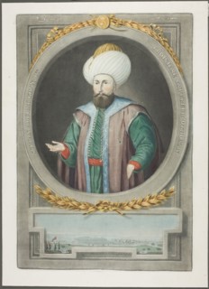 Amurat Kahn I, from Portraits of the Emperors of Turkey, 1815, John Young, English, 1755-1825,