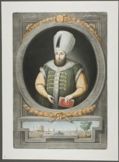 Mustapha Kahn, from Portraits of the Emperors of Turkey, 1815, John Young, English, 1755-1825,