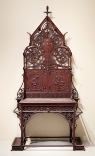 Hall Stand, c. 1870, Christopher Dresser (English, born Scotland, 1834-1904), Manufactured by