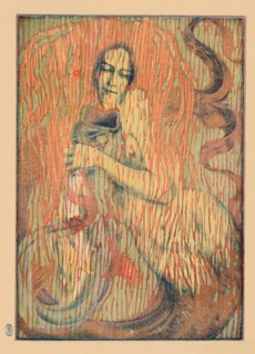 Playful Mermaid, 1897, Henri Héran (née Paul Herrmann) (German, 1864–1940), published by Pan