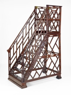 Library Ladder, 1782, William France (English, 1759–1838), London, Made for Badminton House,