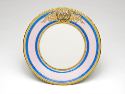 Illinois Plate, c. 1878/89, Decorated by Joseph S. Potter, American, 1822–1904, United States, Hard