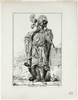 Ambassadeur de la Perse, plate eighteen from Caravanne du Sultan à la Mecque, 1748, Joseph Marie