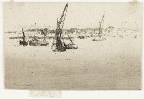 Railway Bridge, Chelsea, 1888–89, Theodore Roussel, French, worked in England, 1847-1926, England,