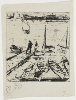 Pleasure Boats, Chelsea, 1888–89, Theodore Roussel, French, worked in England, 1847-1926, England,