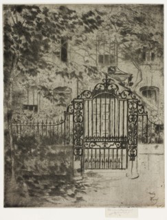The Gate, Chelsea, 1889–90, Theodore Roussel, French, worked in England, 1847-1926, England,