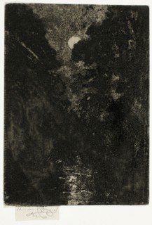 Trees in Moonlight, 1890–1900, Theodore Roussel, French, worked in England, 1847-1926, England,
