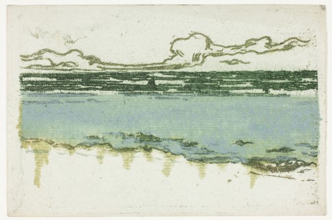 The Sea at Bognor, 1895, Theodore Roussel, French, worked in England, 1847-1926, France, Soft