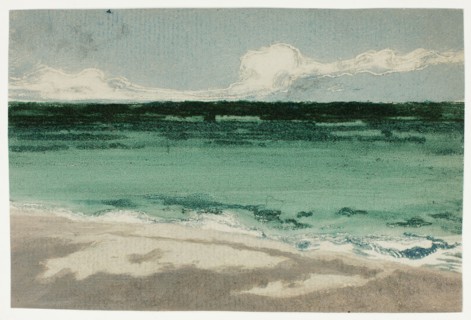 The Sea at Bognor, 1895, Theodore Roussel, French, worked in England, 1847-1926, France, Color soft