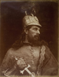 King Arthur, 1874, Julia Margaret Cameron, English, 1815–1879, England, Albumen print, 36.3 × 28.1