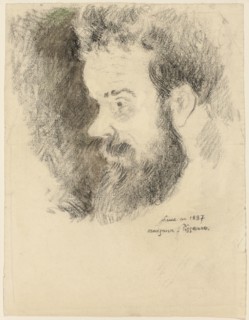 Portrait of Maximillian Luce in 1887, 1887, Georges Manzana-Pissarro, French, 1871–1961, France,
