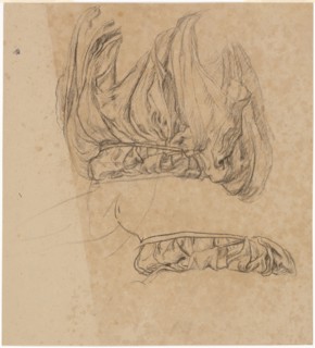 Study for Festival, c. 1875, Sir Edward John Poynter, English, 1836-1919, England, Black chalk on