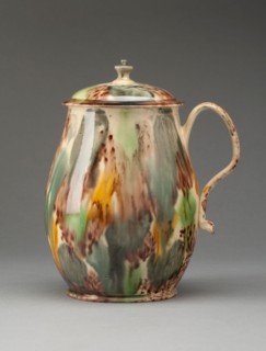 Tankard, 1760/70, Staffordshire, England, Staffordshire, Lead-glazed earthenware (creamware), 18.7