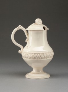 Mustard Pot, 1780/90, Leeds Pottery, English, founded 1756, Yorkshire, Lead-glazed earthenware