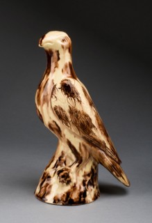 Bird, c. 1765, Staffordshire, England, Staffordshire, Lead-glazed earthenware (creamware), 22.7 x