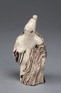 Monk, c. 1750, Staffordshire, England, Staffordshire, Lead-glazed earthenware (agateware), 7.3 x 4