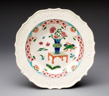 Plate, 1760/69, Staffordshire, England, Staffordshire, Salt-glazed stoneware, polychrome enamels, H