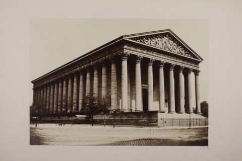 Church of the Madeleine (Eglise de la Madeleine), c. 1860, Édouard Baldus, French, born Germany,