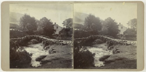 Untitled (Wasdale), 1860s, Cumbria, Albumen print, stereo, 8 × 7.9 cm (each image), 8.1 × 17.9 cm