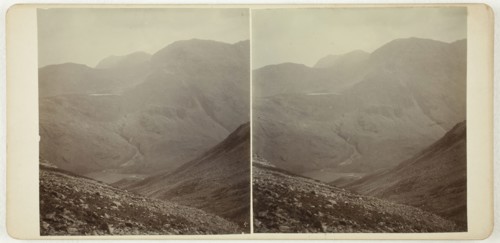 Untitled (Esk House from Green Gable), 1860s, Albumen print, stereo, 8.3 × 7.7 cm (each image), 8.6
