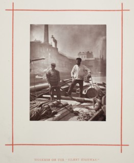 Workers on the Silent Highway, 1877, John Thomson, Scottish, 1837–1921, Scotland, Woodburytype,