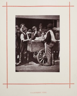 Halfpenny Ices, 1877, John Thomson, Scottish, 1837–1921, Scotland, Woodburytype, from the album