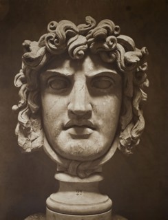 Mask of Medusa (Masque de Méduse), 1862, Adolphe Braun, French, 1811–1877, France, Albumen print,