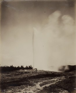 Old Faithful, 1871, William Henry Jackson, American, 1843–1942, United States, Albumen print, 21.3