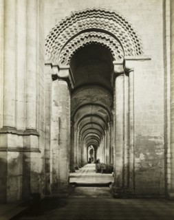 Ely Cathedral: South Aisle to East, from Southwest Transept, 1891, Frederick H. Evans, English,