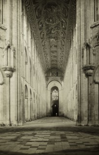 Ely Cathedral: Nave, to West, c. 1891, Frederick H. Evans, English, 1853–1943, England, Lantern
