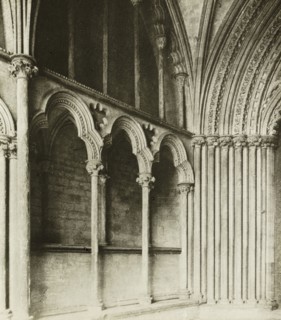 Ely Cathedral: Galilee Porch, details, c. 1891, Frederick H. Evans, English, 1853–1943, England,