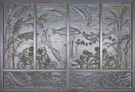 Fountain Panel, 1871, Designed by Thomas Jeckyll, English 1827–1881, Made by Barnard, Bishop and