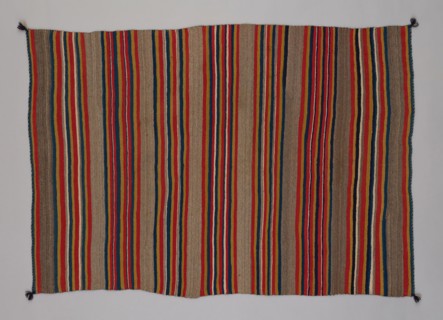 Shoulder Blanket with Plain-Stripe Design, 1860/90, Navajo (Diné), Northern New Mexico or Arizona,