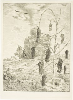 Moles, 1854, Félix Bracquemond, French, 1833-1914, France, Etching in black on ivory laid paper,