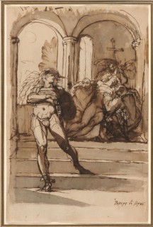 The Slaying of Red Comyn by Robert the Bruce, 1810–16, Henry Fuseli, Swiss, active in England,