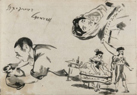 Sketches from The Gypsies, The Spanish Ballet, and Lola de Valence for L’Autographe au Salon de