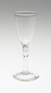 Ale Glass, c. 1780, England, Glass, 17.1 × 7.3 cm (6 3/4 × 2 7/8 in.)