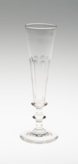 Flute, c. 1850, England, Glass, 19.1 cm (7 1/2 in.)