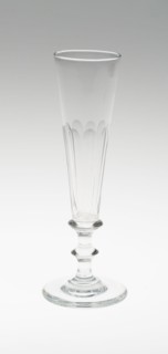 Flute, c. 1850, England, Glass, 19.1 cm (7 1/2 in.)