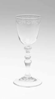Wine Glass, c. 1745, England, Glass, 17.1 cm (6 3/4 in.)