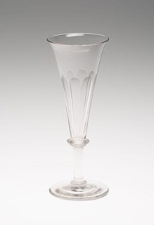 Flute, c. 1820/30, England, Glass, 16.5 cm (6 1/2 in.)