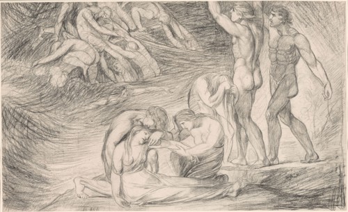 Viola Surviving the Shipwreck off the Coast of Illyria, from Twelfth Night, c. 1776, George Romney,