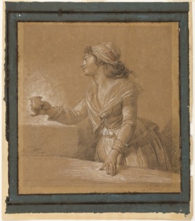Portrait of Marie-Gabrielle Capet, 1790, François-André Vincent, French, 1746-1816, France, Black
